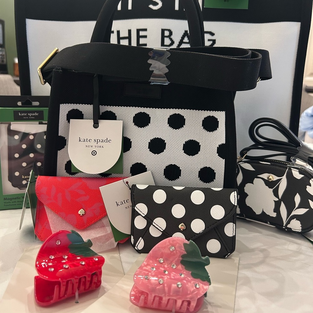 Kate Spade Black and White Target Lot